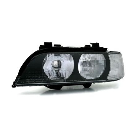 Кристални фарове BMW E39  (95-00) - бял мигач