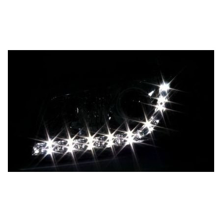 Кристални фарове за Audi A3 (2003-2008) - черни