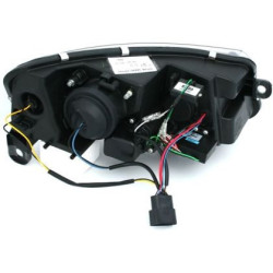 Кристални фарове за Audi A6 4F С6 с лайтбар (2004-2008) - хром