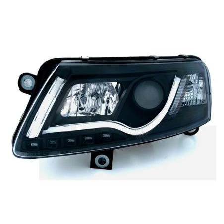 Кристални фарове за Audi A6 4F с лайтбар (2004-2008)