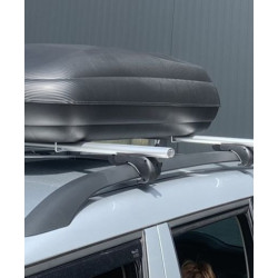 Греди напречни за багажник за кола - за стандартни надлъжни релси - 120cm с ключ