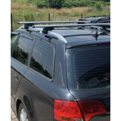 Греди напречни за багажник за кола - за стандартни надлъжни релси - 120cm с ключ