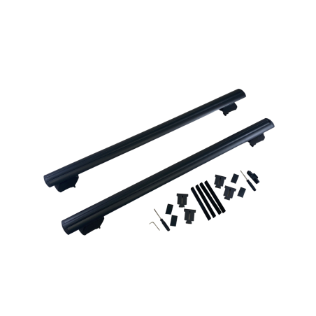 Греди напречни за багажник за кола - за вградени покривни релси без отвор - 120см