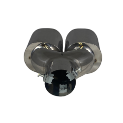 Накрайник за ауспух - двоен правоъгълен - ширина 195mm