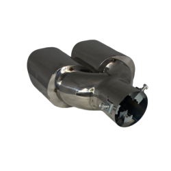 Накрайник за ауспух - двоен правоъгълен - ширина 195mm