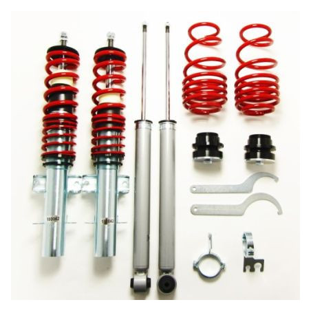 Регулируемо окачване за Seat Ibiza Type 6J (2008 - 2017) - червено