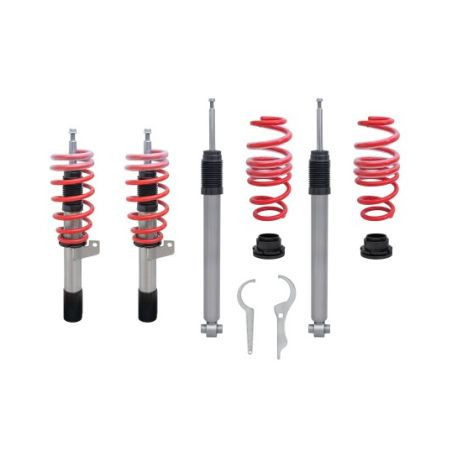 Регулируемо окачване за Seat Leon (2012+) - червено