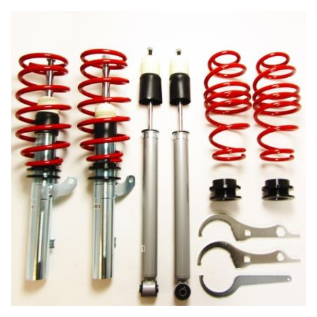 Регулируемо окачване за VW Golf 7 (2012+) - червено