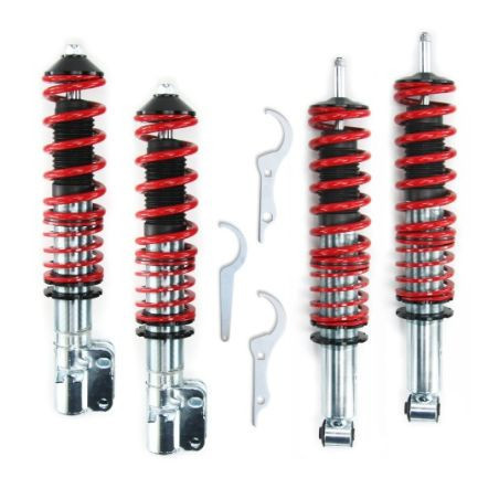 Регулируемо окачване за VW Golf 1 / Jetta 1  / Scirocco 1 & 2 - червено