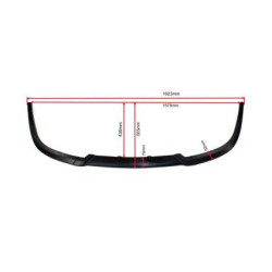 Добавка за предна броня универсална / Vw Golf 5 - черен мат