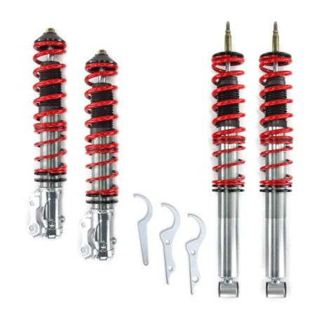 Регулируемо окачване за VW Golf 2 / Golf 3 / Jetta 2 - червено