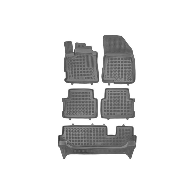 Гумени стелки за DACIA Jogger (2021+) 7 seats - тип леген