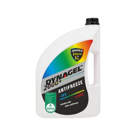 Антифриз Dynagel 2000+ до минус -37°C Long Life 5L