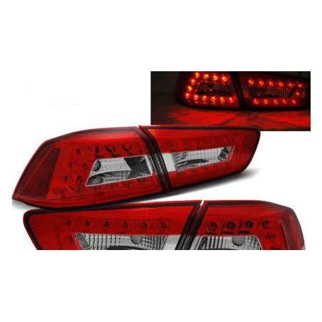 Кристални диодни стопове MITSUBISHI LANCER (08+) - хром