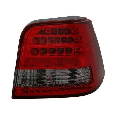 Диодни стопове  GOLF IV   -  червени / опушени