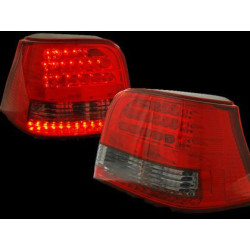 Диодни стопове GOLF IV - червени / опушени