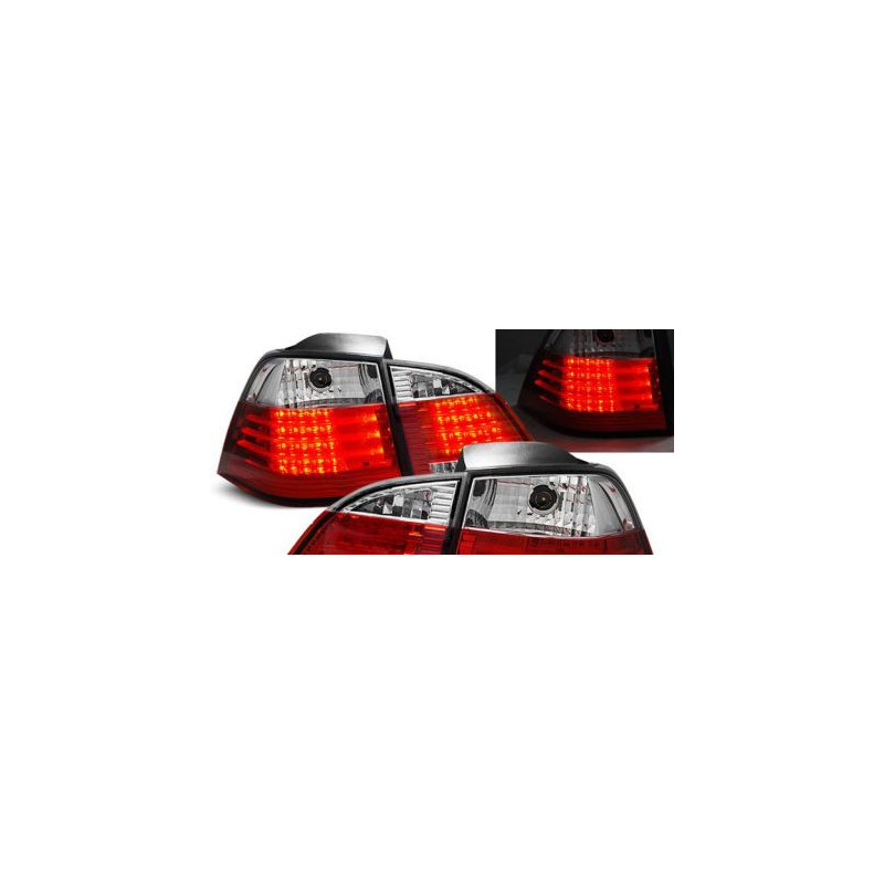 Диодни стопове BMW E61 комби  (2003-2007) - хром