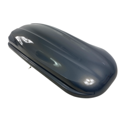 Автобокс Junior Altro 185x80x41cm с 70 mm крепежи, с двустранно отваряне с ключ, 460 литра - тъмносив гланц