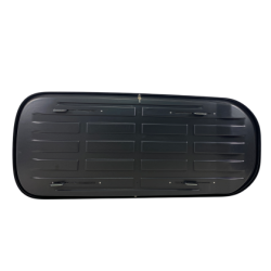 Автобокс Junior Altro 185x80x41cm с 70 mm крепежи, с двустранно отваряне с ключ, 460 литра - тъмносив гланц