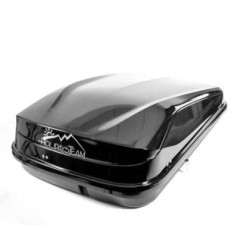 Автобокс Junior Easy 145x94x40cm с 85 mm крепежи, с ключ, 420 литра - черен гланц