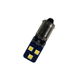 Лед крушки тип BA9 3030 с 6 SMD диода - Canbus срещуположни