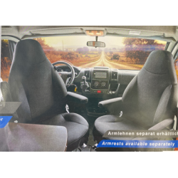 Тапицерия Petex за Camper - за 1 седалка - Черен цвят