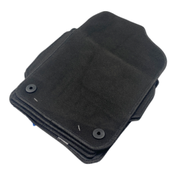 Мокетни стелки за VW Polo V (2009-2017) - материя SOWA черни