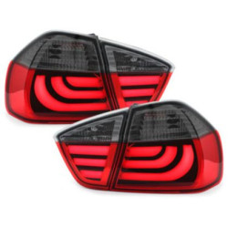 Кристални стопове BMW E90 (05-08) - опушен мигач