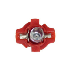 Лед крушки тип B8.3D 12V / 2W червен