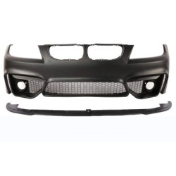 Предна броня за BMW E92 (2009-2012) - M4 дизайн с добавка и отвори за халогени