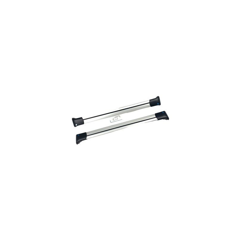 Напречни греди за багажник - за вградени покривни релси без и с отвор с вътрешено захващане - 100-106cm