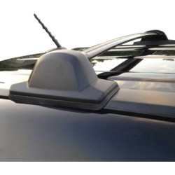 Напречни греди за багажник за Honda CRV (2007-2011) - черни за фабрични отвори