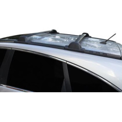 Напречни греди за багажник за Honda CRV (2007-2011) - черни за фабрични отвори