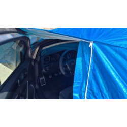  с цип за шофьорската врата и джобове за огледала 406x165x119cm - размер M - Синьо