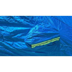 Покривало за кола ватирано отвътре, с цип за шофьорската врата и джобове за огледала 406x165x119cm - размер M