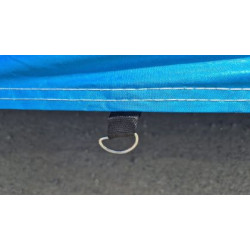 Покривало за кола ватирано отвътре, с цип за шофьорската врата и джобове за огледала 406x165x119cm - размер M