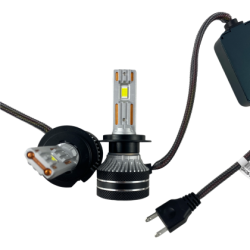 Лед крушки - Led система H7 Streetech модел STN2 за фарове - 150 000 Лукса, 45W - Canbus 6000K - 1500% повече