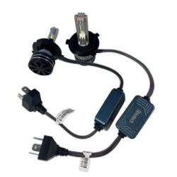 Лед крушки - Bi Led система H4 Streetech модел STN2 за фарове - 150 000 Лукса, 45W - Canbus 6000K - 1500% пове