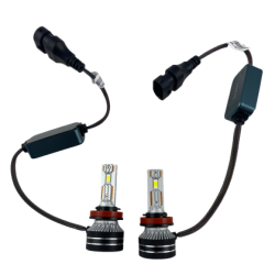 Лед крушки - Led система H11 / H8 / H9 Streetech модел STN2 за фарове - 150 000 Лукса, 45W - Canbus 6000K - 15