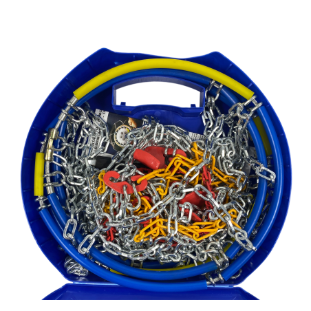 Метални вериги за сняг 12mm. кръстосана плетка - размер 70 за 13"