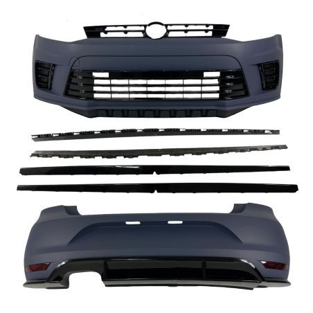 Боди кит пакет за VW POLO (2010-2018) - R дизайн грундиран
