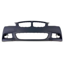 Предна броня за BMW F10 / F11 - M-Tech дизайн с и без отвори за парктроник, с отвори за пръскалки грундирана