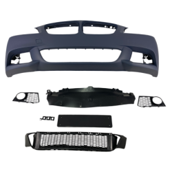 Предна броня за BMW F10 / F11 - M-Tech дизайн с и без отвори за парктроник, с отвори за пръскалки грундирана