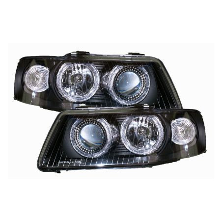 Кристални фарове  Angel Eyes AUDI A3 (2003-2008) - черни