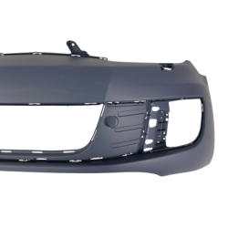 Предна броня за VW GOLF 6 с решетка и халогени - GTI дизайн груднирана