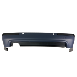 Задна броня за BMW E39 седан - M5 дизайн с единичен дифузер с отвори за парктроник грундирана