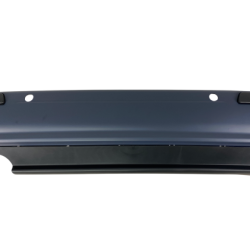 Задна броня за BMW E39 седан - M5 дизайн с единичен дифузер с отвори за парктроник грундирана