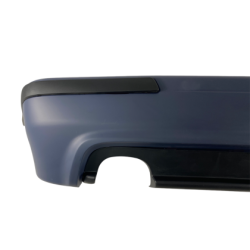 Задна броня за BMW E39 седан - M5 дизайн с двоен дифузер с отвори без парктроник грундирана