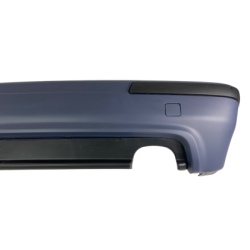 Задна броня за BMW E39 седан - M5 дизайн с двоен дифузер с отвори без парктроник грундирана