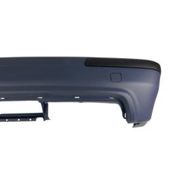 Задна броня за BMW E39 седан - M5 дизайн с двоен дифузер с отвори без парктроник грундирана